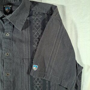 KUHL SHORT SLEEVE SHIRT GRAY MEN'S L
